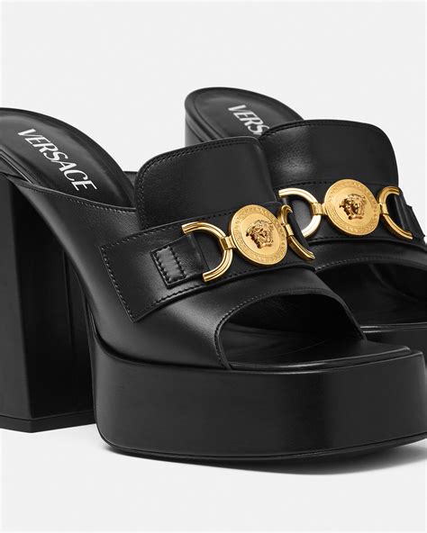 versace medusa gold trim sneakers|versace platform medusa.